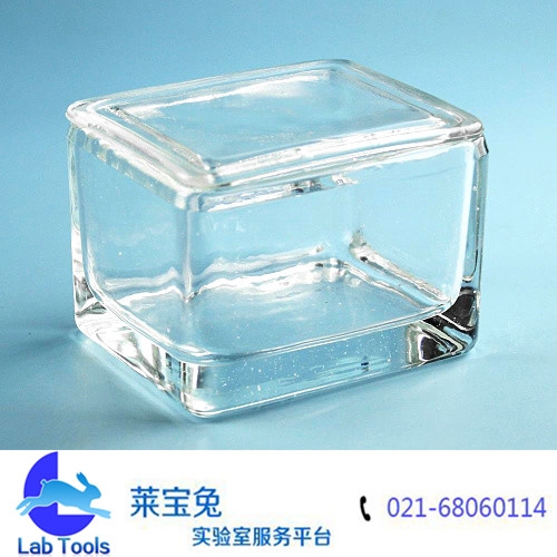 玻璃染色缸 20片装载玻片玻璃染色架 玻璃切片盒